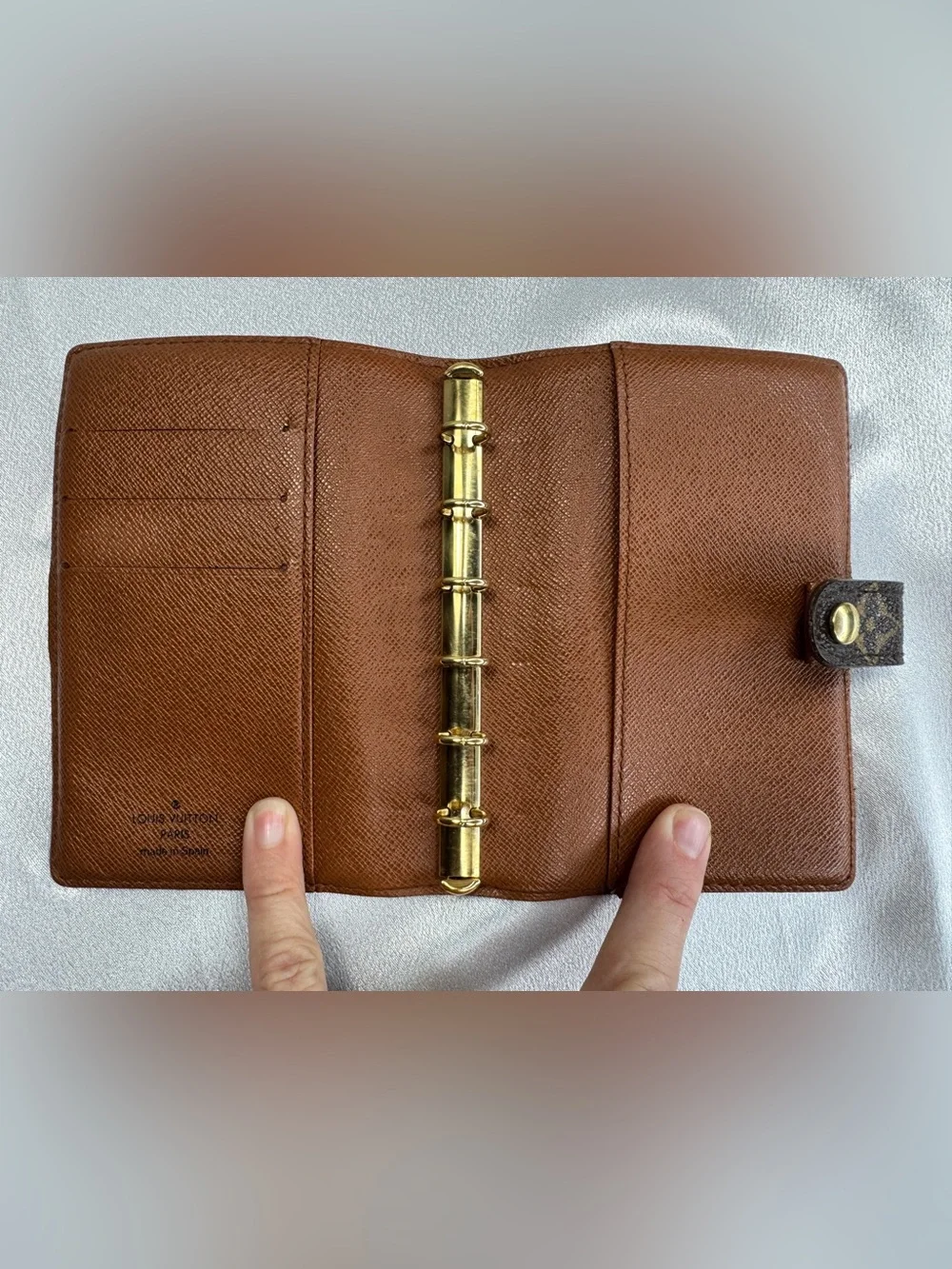 Louis Vuitton LV Monogram Canvas Brown & Gold Agenda Organizer
